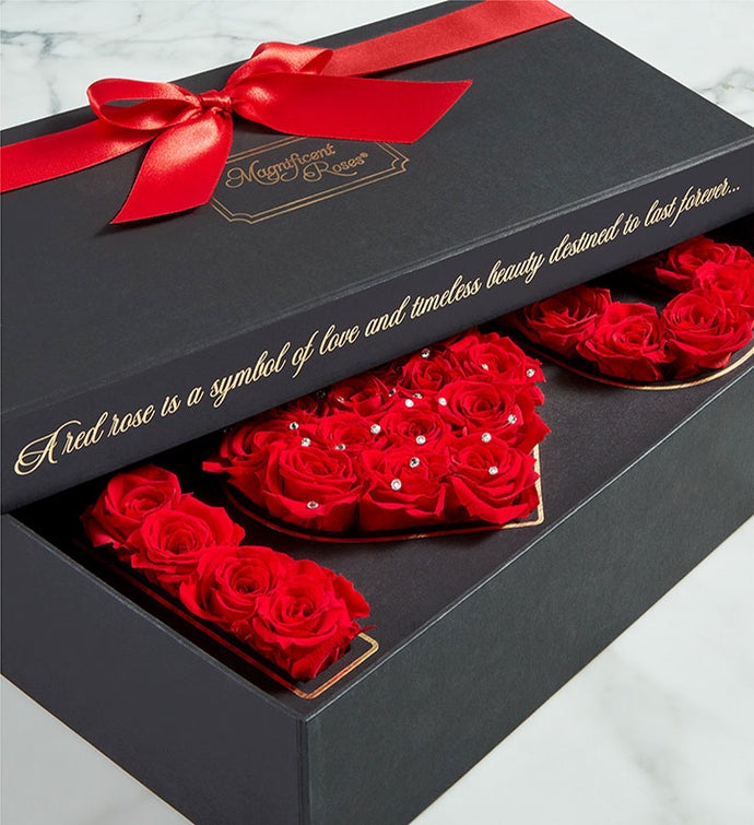 Luxury red I love you box